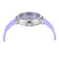 Helix By Timex Purple Round Analog Silicone Watch Women -TW048HL15