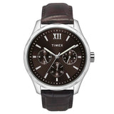 Timex Men Brown Round Dial Analog Watch - TW0TG7633
