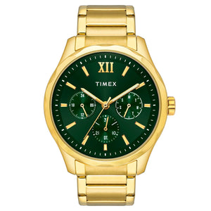 Timex Men Green Round Dial Analog Watch - TW0TG7635 - KRISHNA WATCH COMPANY