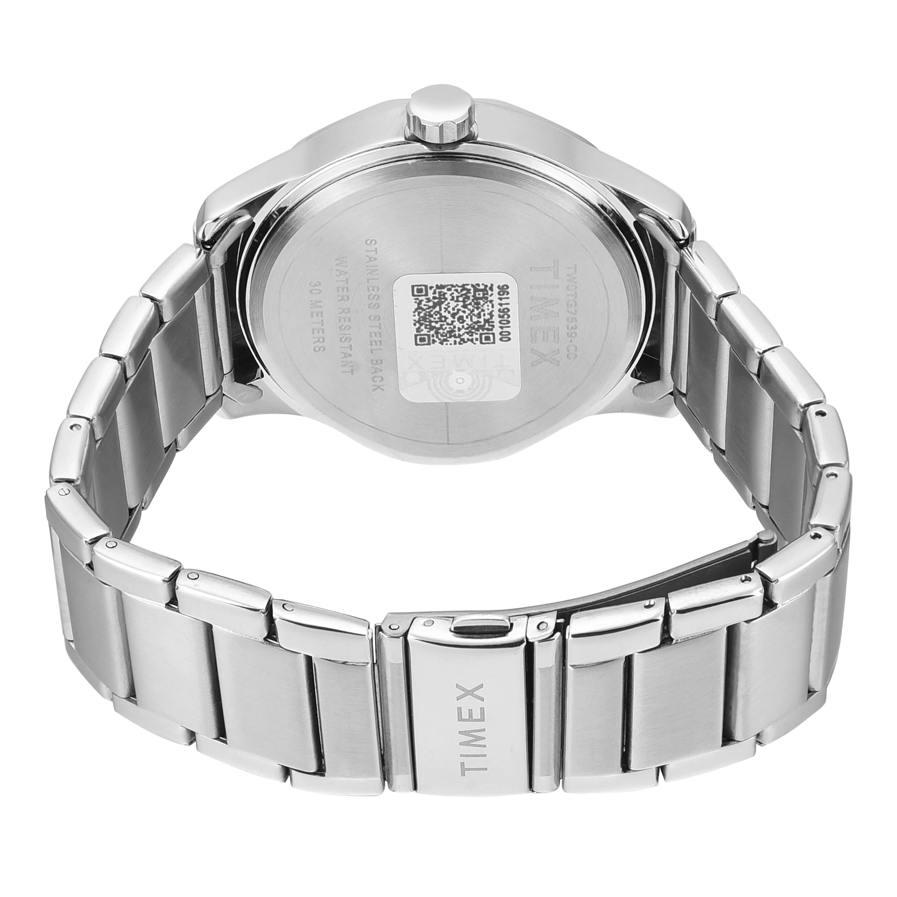 Timex Chrono Tiffany Blue Round Dial Men's Watch - TW0TG7639