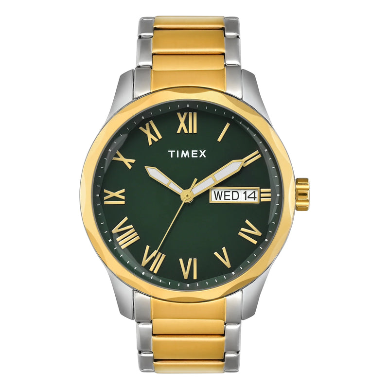 Timex Full Roman Green Dial Astrological  Men's Watch - TW0TG7641