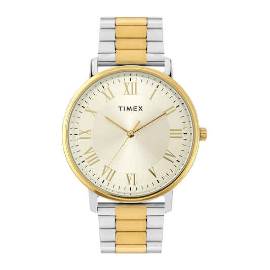 Timex Roman Champ Dial St Steel Bracelet Men's Watch TW0TG8025