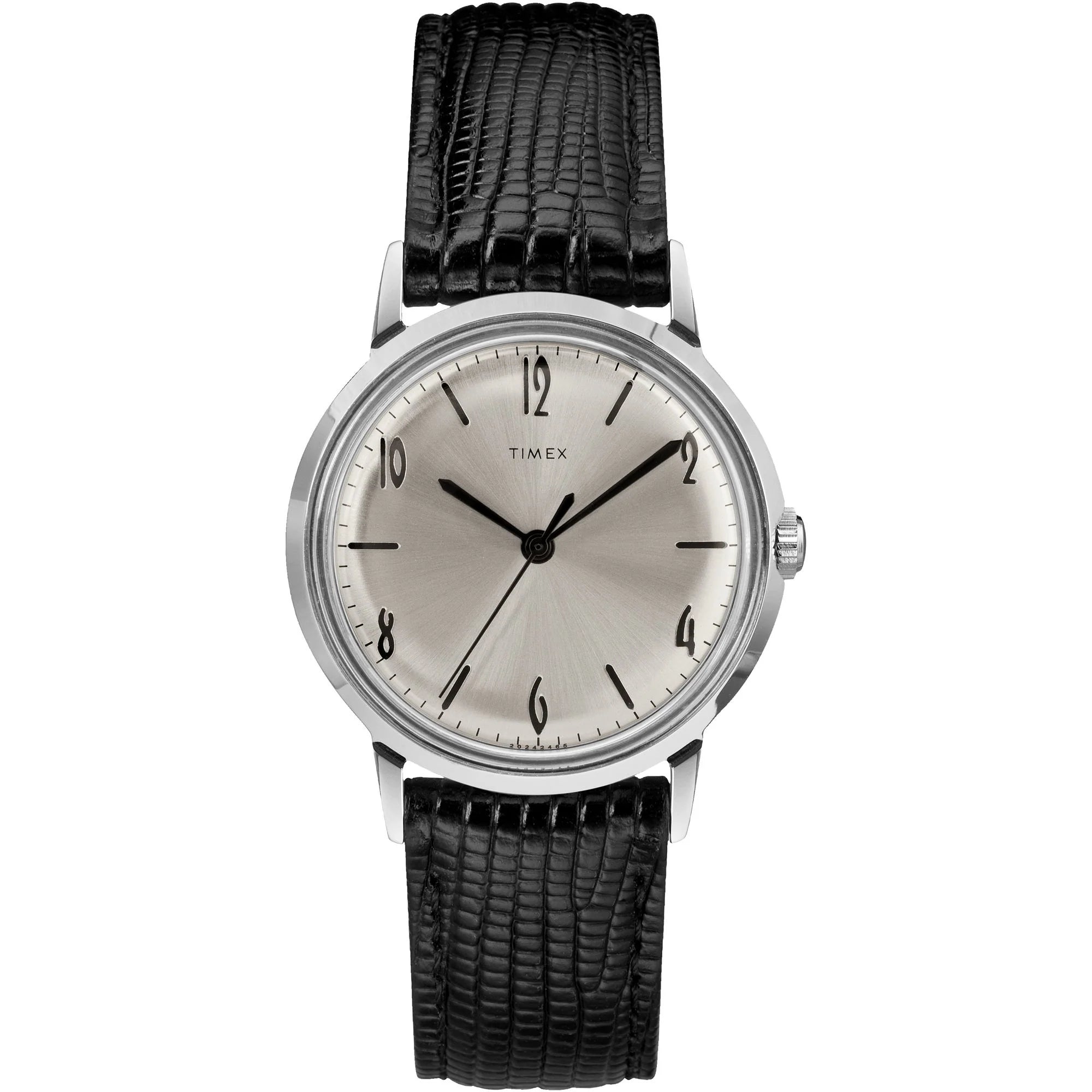 TIMEX Marlin Silver-Tone Round Dial Mechanical Automatic Men's Watch - TW2R47900U9 - KRISHNA WATCH COMPANY