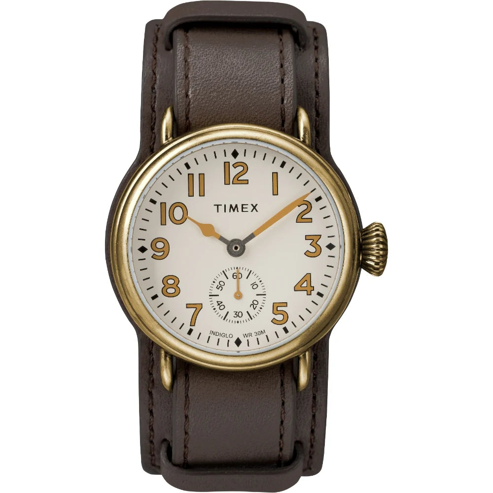 TIMEX Welton 38mm Leather Strap Watch TW2R87900UJ