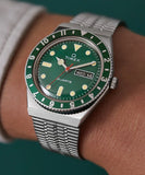 Timex Men Green Round Stainless Steel Dial Analog Watch-TW2U61700U9 - KRISHNA WATCH COMPANY