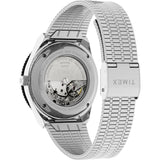 Timex Q Timex Automatic Black Dial St Steel Bracelet Watch for Men TW2U83400U9