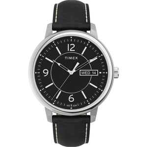TIMEX Chicago Men Black Round Dial Analog Watch - TW2V29200UJ - KRISHNA WATCH COMPANY