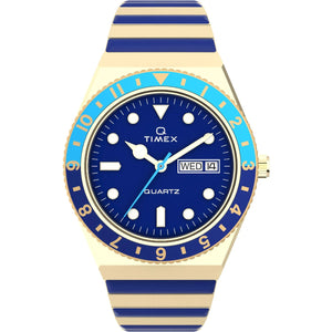 TIMEX Q Timex Malibu 36mm Stainless Steel Expansion Band Watch TW2V38500UJ - KRISHNA WATCH COMPANY