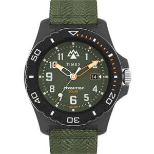 TIMEX Expedition North™ Freedivee Ocean 46mm Recycled Fabric Strap Watch TW2V40400X6 - KRISHNA WATCH COMPANY