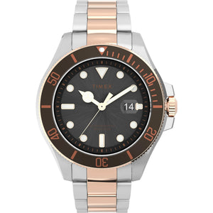 TIMEX Trend Men Black Round Analog Watch - TW2V42100UJ - KRISHNA WATCH COMPANY
