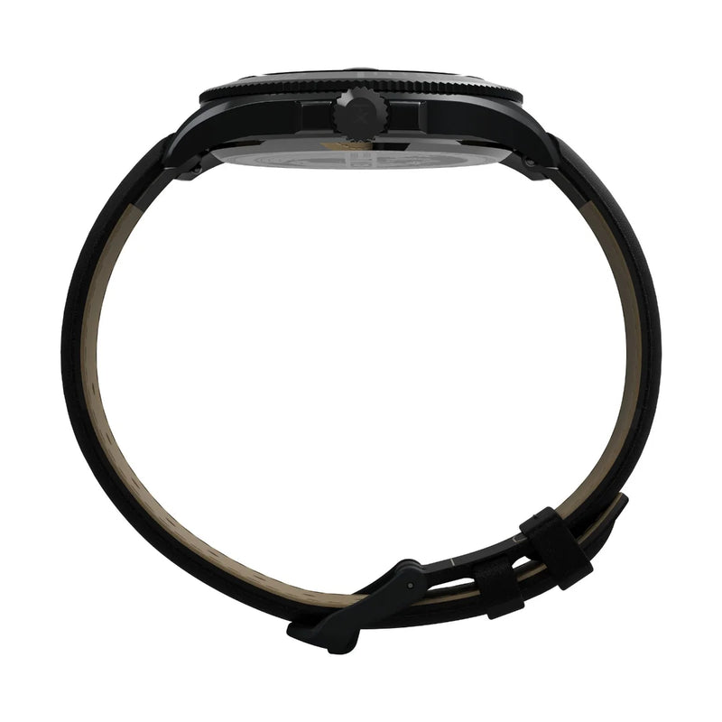 TIMEX Harborside Coast 43mm Leather Strap Watch TW2V42300UJ