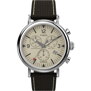 TIMEX Waterbury Beige Round Dial Analog Men's Watch - TW2V43800UJ - KRISHNA WATCH COMPANY