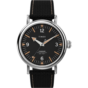 TIMEX Waterbury Black Round Dial Analog Men's Watch - TW2V44000UJ - KRISHNA WATCH COMPANY