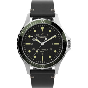 TIMEX Navi XL 41mm Leather Strap Watch TW2V45300UJ - KRISHNA WATCH COMPANY