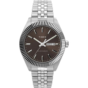 Timex Trend Waterbury Men Brown Round Stainless Steel Dial Analog Watch -TW2V46100UJ - KRISHNA WATCH COMPANY