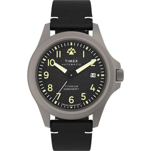 Timex Men Black Titanium Round Dial Analog Watch-TW2V54000X6 - KRISHNA WATCH COMPANY