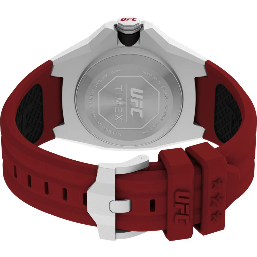 Timex UFC Pro 45mm Silicone Strap Watch TW2V57500X6