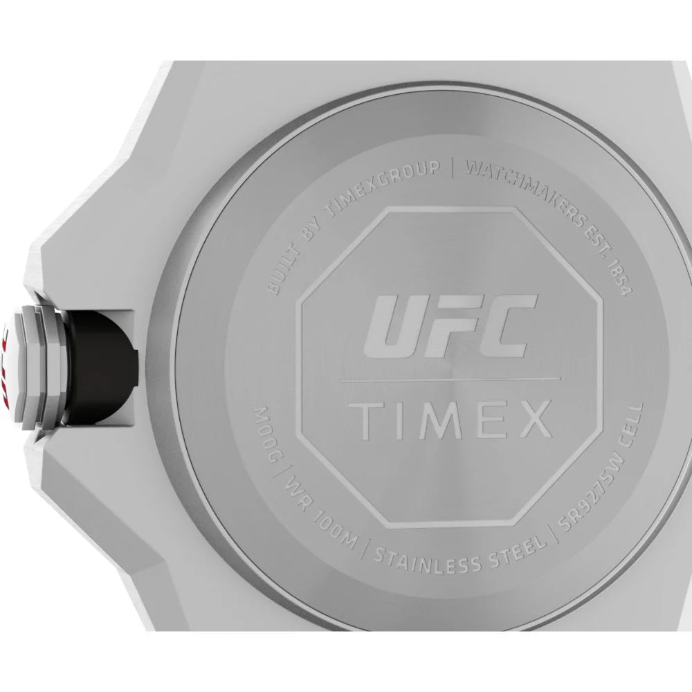 Timex UFC Pro 45mm Silicone Strap Watch TW2V57500X6
