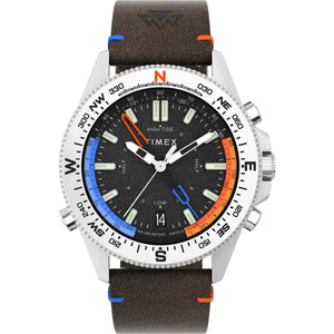 Timex Expedition North™ Tide-Temp-Compass 43mm Eco-Friendly Leather Strap Watch TW2V64400X6 - KRISHNA WATCH COMPANY