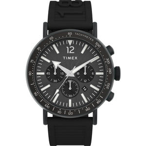 TIMEX Waterbury Black Round Dial Analog Men's Watch - TW2V71900UJ - KRISHNA WATCH COMPANY