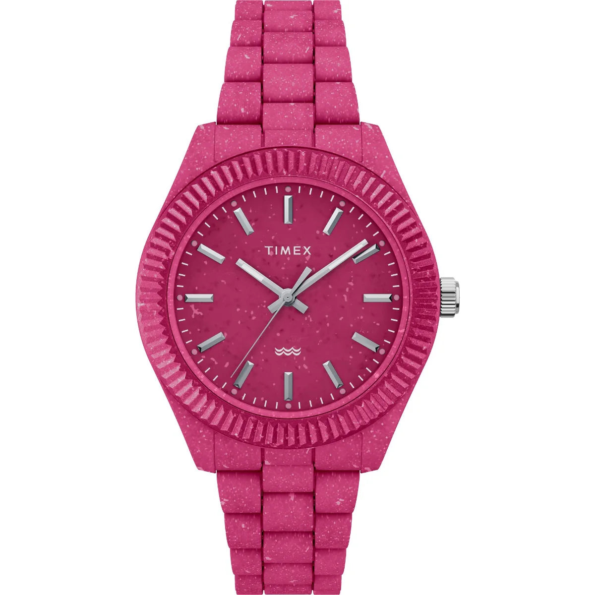 Timex Legacy Ocean 37mm Recycled Plastic Bracelet Watch TW2V77200X6