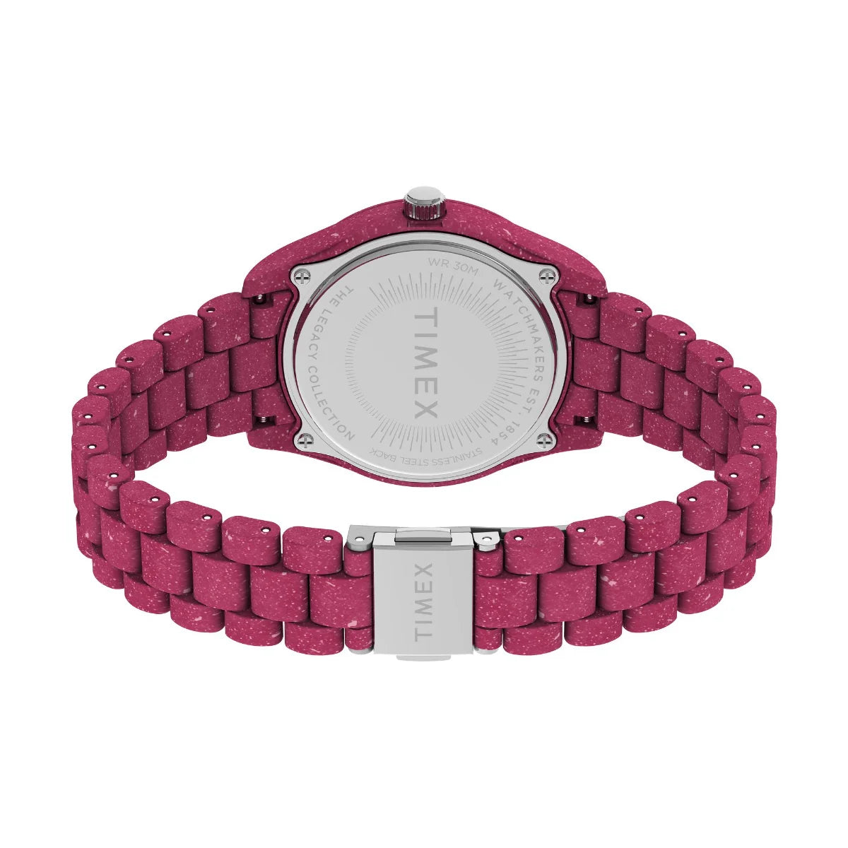 Timex Legacy Ocean 37mm Recycled Plastic Bracelet Watch TW2V77200X6