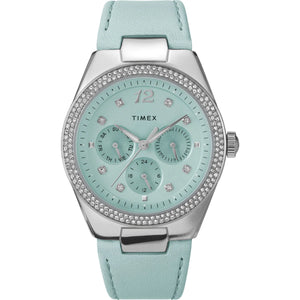 TIMEX Simone Multifunction 38mm Leather Strap Watch TW2V80400UJ - KRISHNA WATCH COMPANY