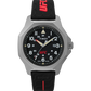 Timex UFC Reveal 41mm Silicone Backed Leather Strap Watch -TW2V85400X6