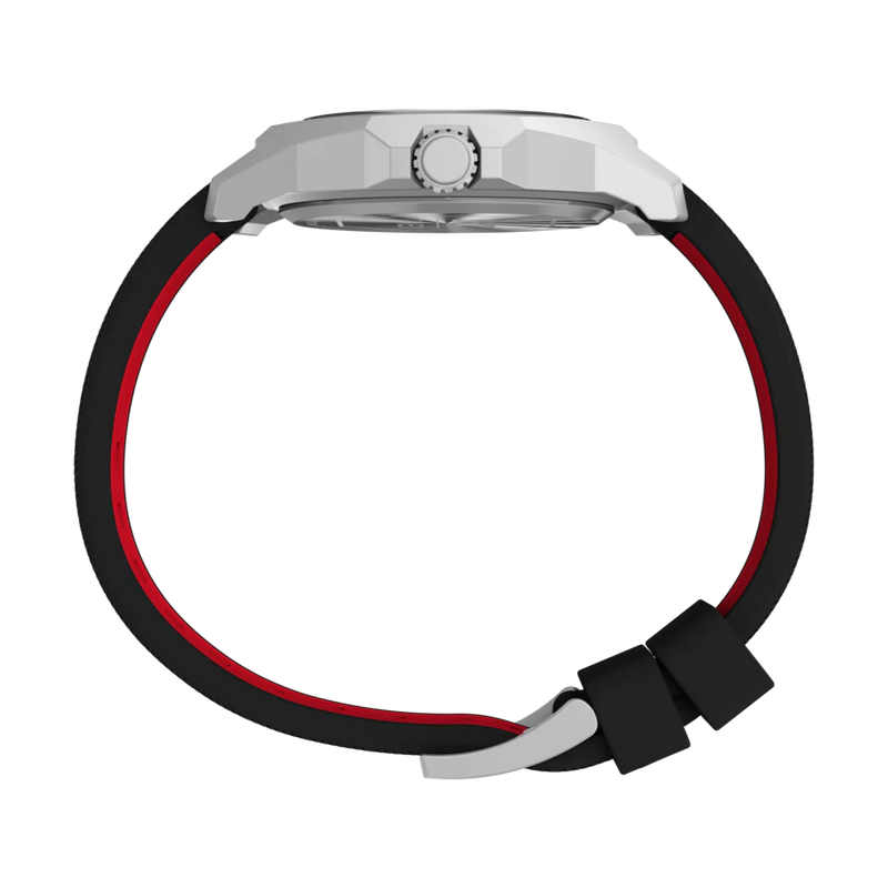 Timex UFC Reveal 41mm Silicone Backed Leather Strap Watch -TW2V85400X6