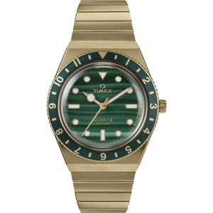 Q TIMEX Women Green Round Dial Analog Watch - TW2V92200UJ - KRISHNA WATCH COMPANY