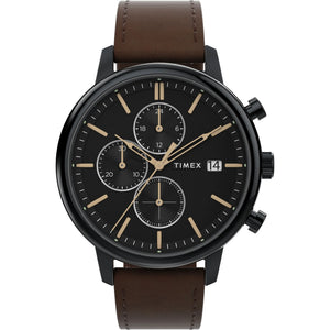 TIMEX Trend Men Black Round Analog Watch - TW2W13200UJ - KRISHNA WATCH COMPANY