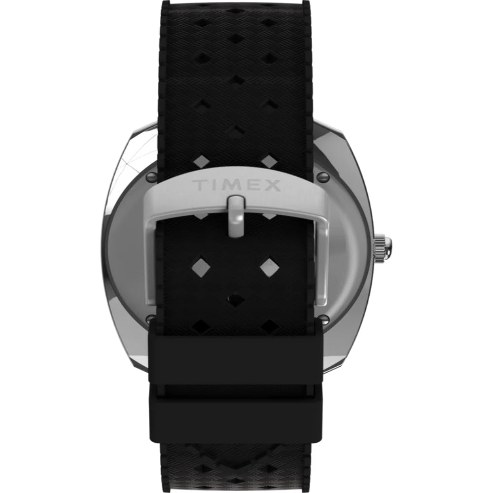 TIMEX Q Timex Reissue 1971 Velocity 36mm Synthetic Rubber Strap Watch TW2W22400U9