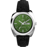 Timex Q TIMEX Men Green Round Dial Analog Watch - TW2W44700U9