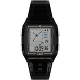 Q Timex Grey Rectangle Dial Digital Unisex Watch - TW2W45000UJ