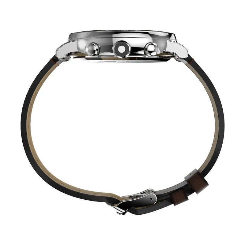 TIMEX Waterbury Standard 43mm Leather Strap Watch TW2W47300UJ