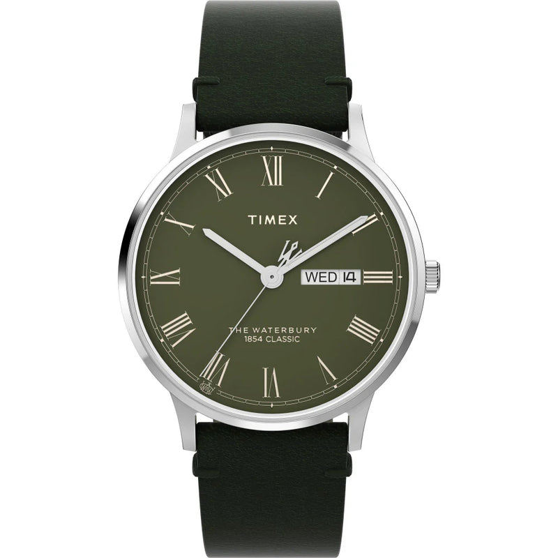 TIMEX Waterbury Classic 40mm Leather Strap Watch - TW2W50500UJ