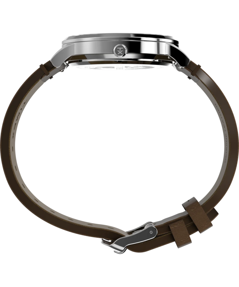 TIMEX Waterbury Classic 40mm Leather Strap Watch TW2W50600UJ