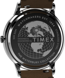 TIMEX Waterbury Classic 40mm Leather Strap Watch TW2W50600UJ