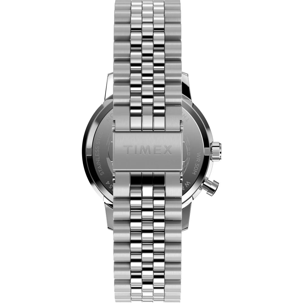 Timex Marlin Moon Phase 40mm Stainless Steel Bracelet Watch TW2W51300UJ