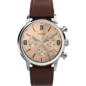 TIMEX Marlin Men Rose Gold Round Dial Analog Watch - TW2W51400UJ - KRISHNA WATCH COMPANY