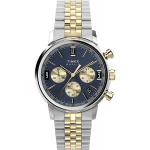 TIMEX Marlin Men Blue Round Dial Analog Watch - TW2W60200UJ - KRISHNA WATCH COMPANY