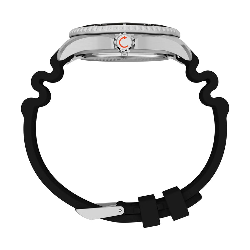 TIMEX Deep Water Black Round Dial Analog Men's Watch - TW2W81600UJ