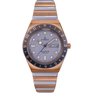 Q Timex Purple Round Dial Analog Women's Watch - TW2W87700UJ - KRISHNA WATCH COMPANY