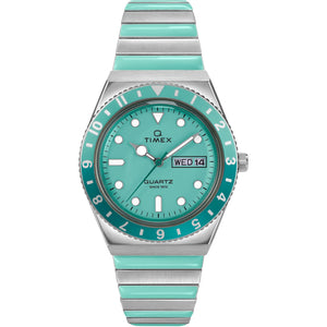 Q Timex Blue Round Dial Analog Women's Watch - TW2W87800UJ - KRISHNA WATCH COMPANY