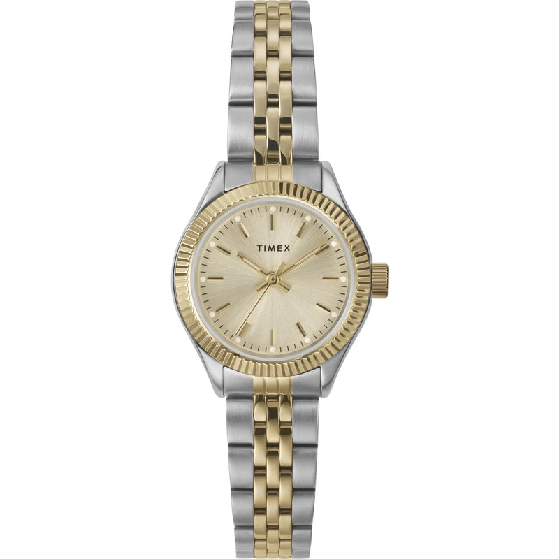 TIMEX Trend Gold-Tone Round Dial Analog Women's Watch - TW2W90900UJ