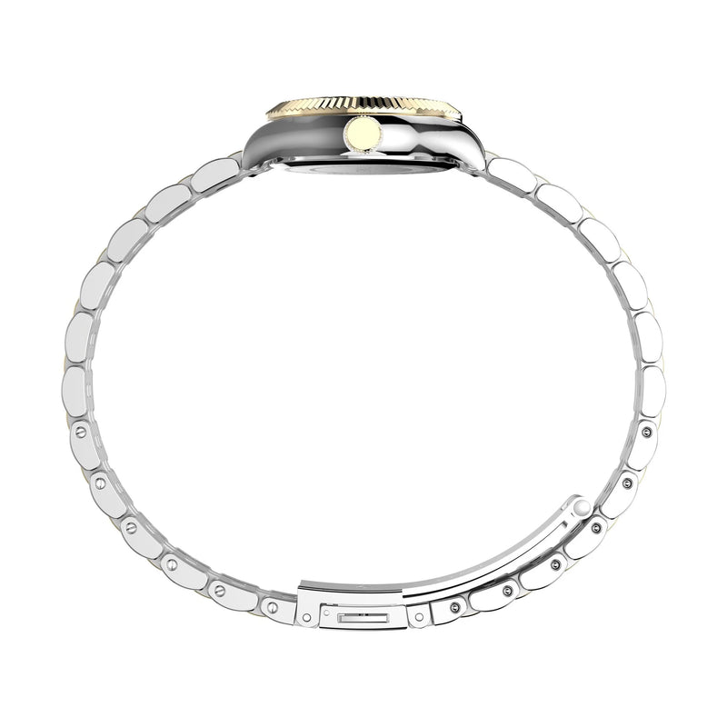 TIMEX Trend Gold-Tone Round Dial Analog Women's Watch - TW2W90900UJ