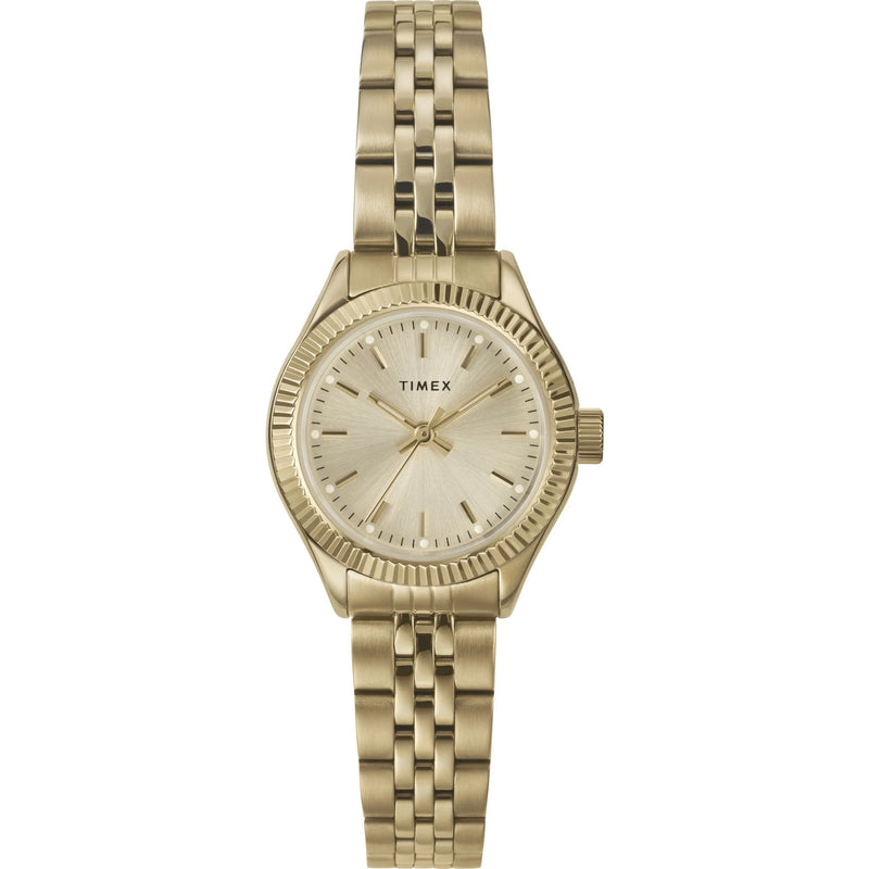 TIMEX Trend Gold-Tone Round Dial Analog Women's Watch - TW2W91000UJ
