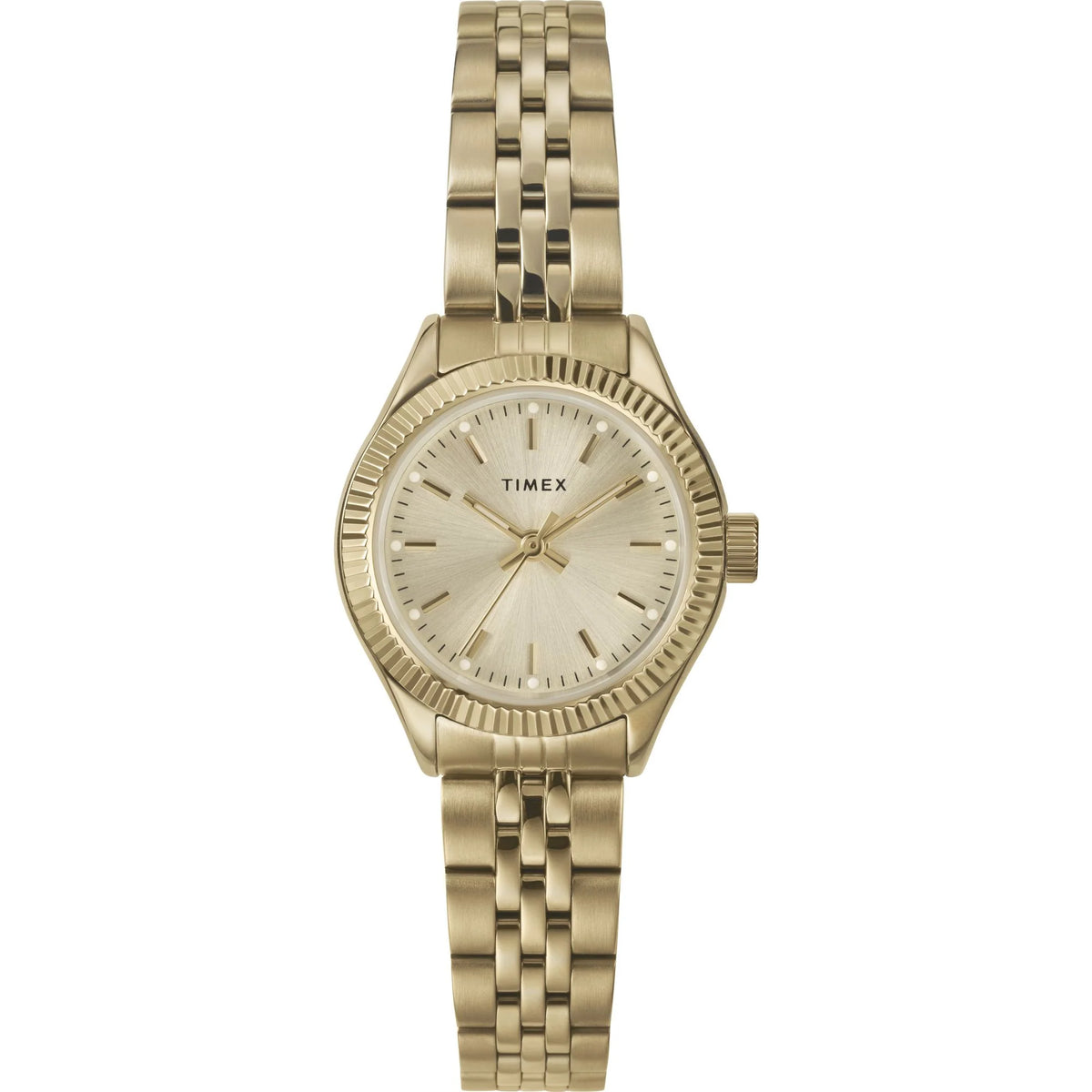 TIMEX Trend Gold-Tone Round Dial Analog Women's Watch - TW2W91000UJ
