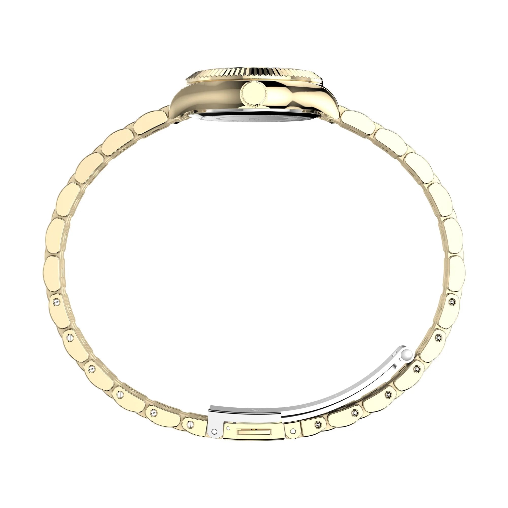 TIMEX Trend Gold-Tone Round Dial Analog Women's Watch - TW2W91000UJ