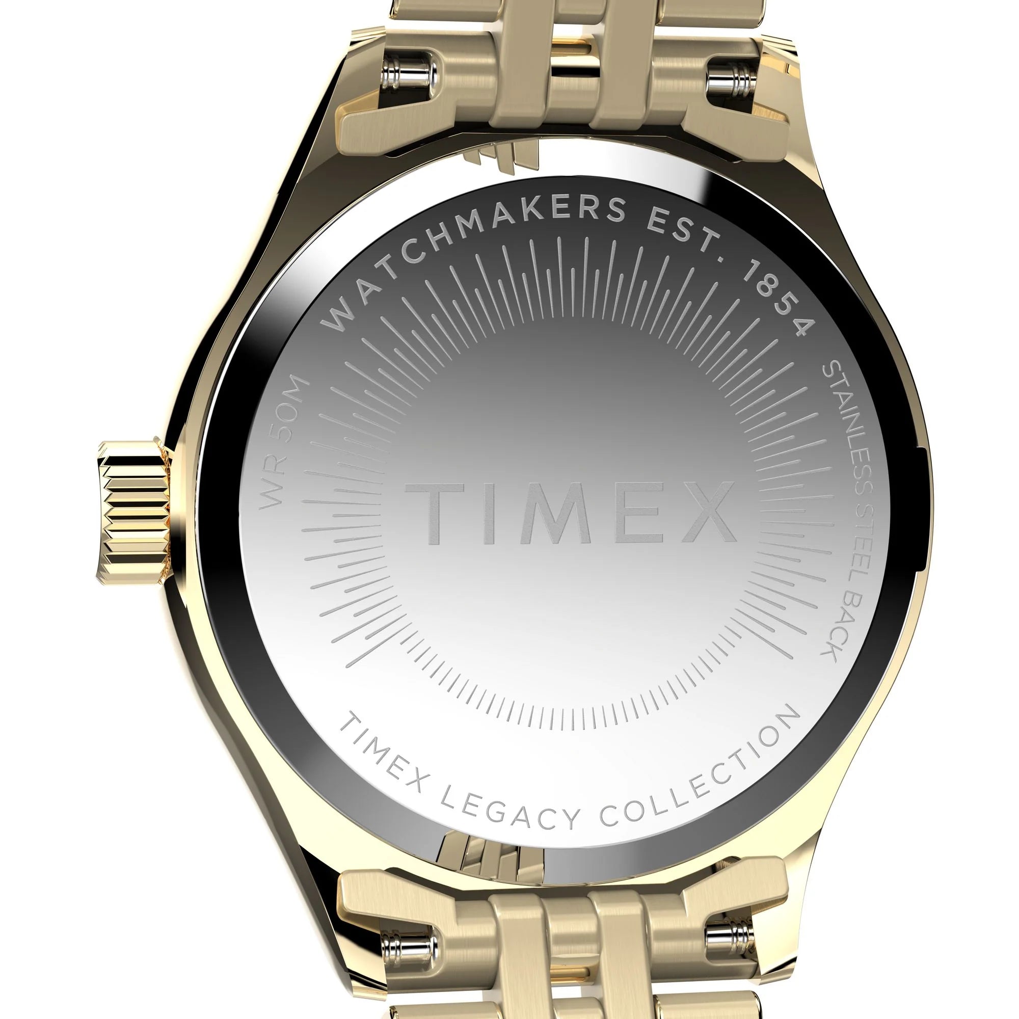 TIMEX Trend Gold-Tone Round Dial Analog Women's Watch - TW2W91000UJ